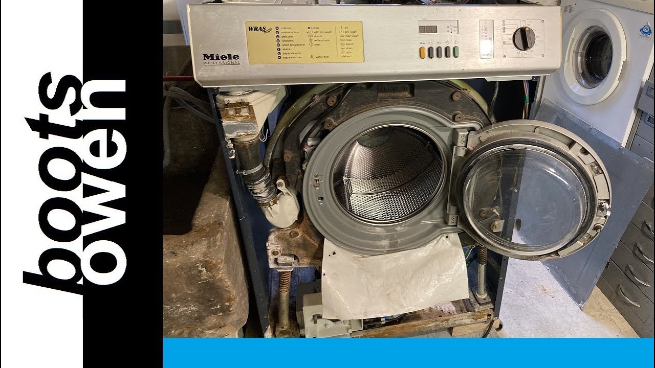 Leaks like a sieve! Will it wash? Miele WS5073 Professional/Industrial Washing Machine: tested.