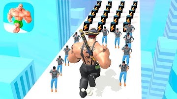 Muscle Rush All Levels Gameplay Max Pro Level (Android/iOS) Part #35 Level (56-58) Giant Hulk Unlock