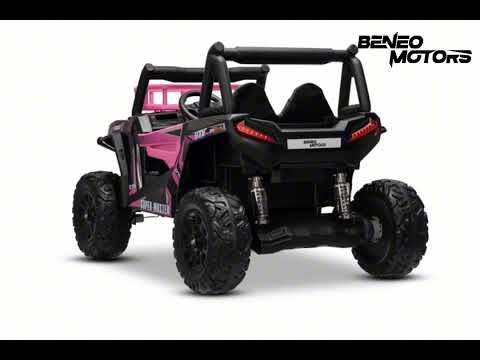 Electric Ride-On Toy Car UTV 24V Pink - Lithium Battery- BeneoMotors