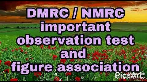 Dmrc/nmrc other metro psycho test figure association and observation test