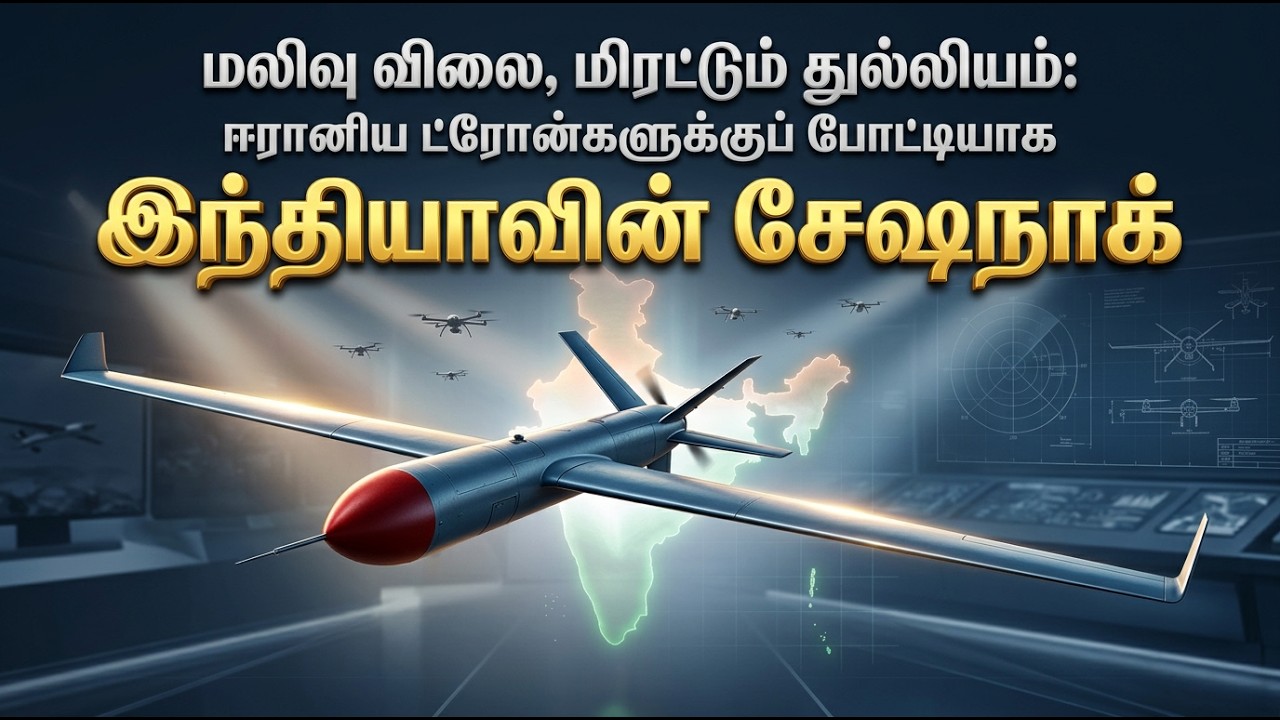 ஈரானிய ட்ரோன்களுக்குப் போட்டியாக இந்தியாவின் சேஷநாக் | India drones | Sheshnaag 150 | Tamil News