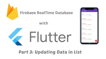 Firebase Database with Flutter Update Data in List | Making a Contacts List App in Flutter Part 3