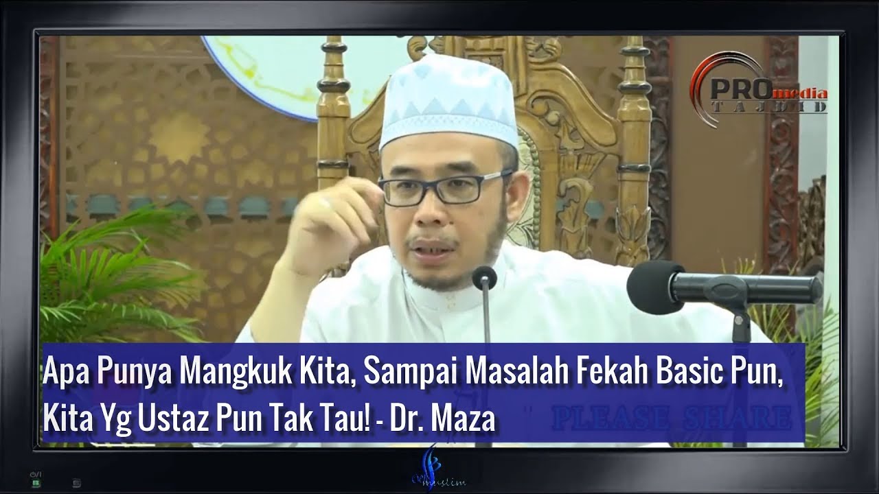 Golongan Agama Gagal Memberikan Jawapan Pada Byk Persoalan Berhubung Agama - Dr. Maza