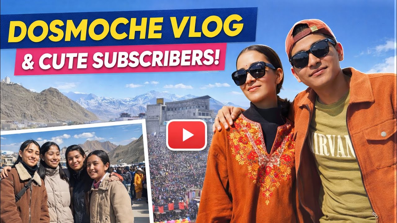 DOSMOCHE VLOG &CUTES SUBSCRIBERS 🥰💗#dailyroutine #ladakhivlogger #spitivlogger 