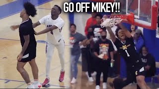 Mikey Williams GETS PUSHED Responds By GOING OFF On Defender!!