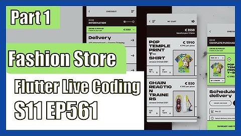 [Flutter] Flutter Live Coding EP561 (Fashion Store App Part 1)