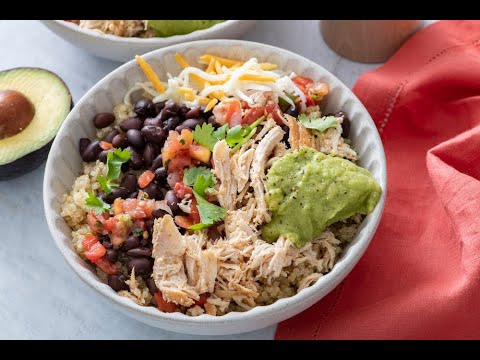 Slow Cooker Chicken Burrito Bowls - Easy Dinner Recipes - Weelicious ...