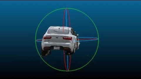 Damaged VIS 3D Vehicle Scan