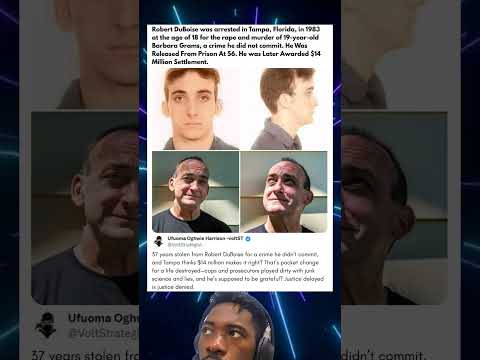 Robert DuBoise was arrested in Tampa, Florida, in 1983 at the age of 18 for the rape and murder of