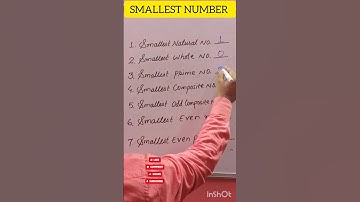 Smallest number || #smallestnumber #mathematics #maths