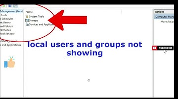Local users and groups not showing in windows 10 and 11.#local #users #groups #notshowing