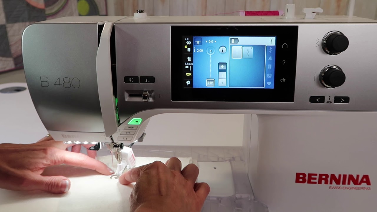 Bernina 480 70 Bernina Stitch Regulator BSR YouTube