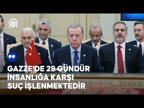 Cumhurbaşkanı Erdoğan, Türk Devletleri Teşkilatı Devlet Başkanları Konseyi 10. Zirvesi'ne katıldı