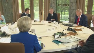 World leaders arrive at G7 summit as tensions rise globally
