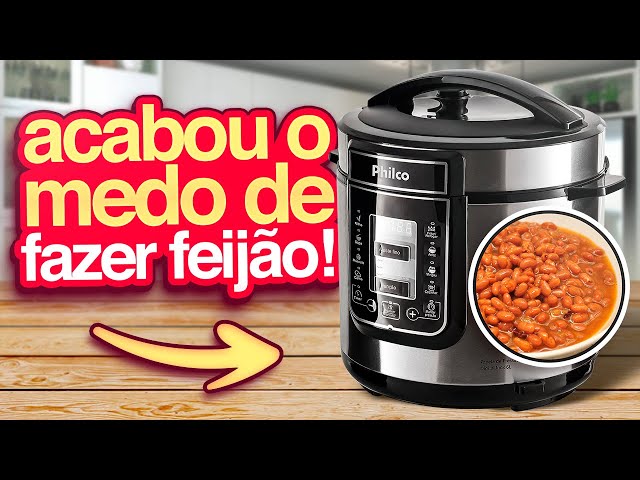 Panela de Pressão Elétrica Digital Philco PPP01P 6 Litros - Inox Preta -  lojasbecker