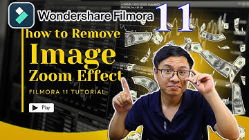Filmora 11: How to Remove Image Zoom Effect?
