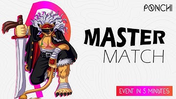 DMO Event - Masters Match and Welcome Back Package!