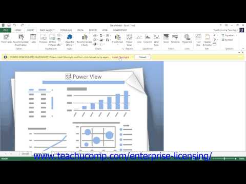 Microsoft Office Excel Tutorial 2013 Power View 34.1 Employee Group Training