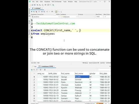 How do you concatenate or join multiple strings in SQL? SQL Queries ...