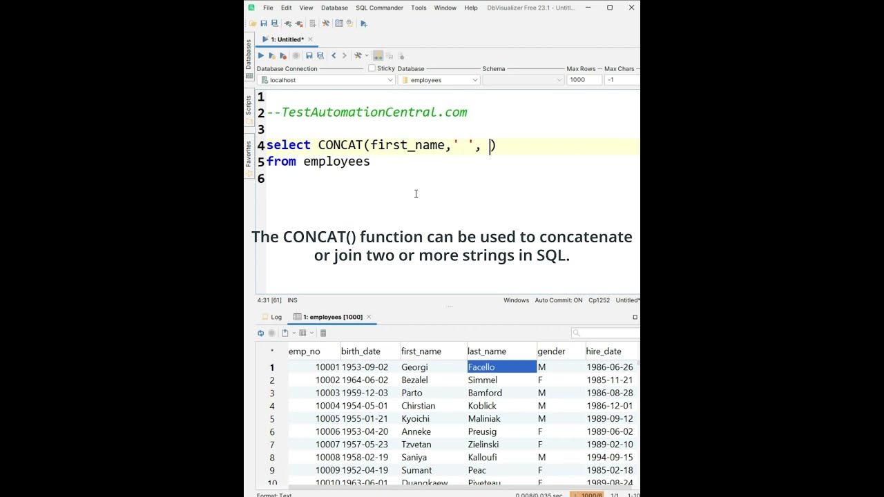 How do you concatenate or join multiple strings in SQL? SQL Queries ...