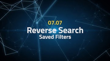 Tactical Arbitrage Instructions 07.07 - Reverse Search - Saved Filters