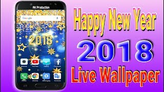 Happy New year 2018 Live Wallpaper screenshot 3