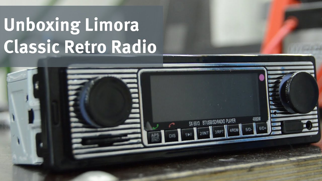 Classic Retro Radio Unboxing 