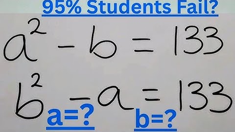 Germany | Can you solve this?| Math Olympiad 