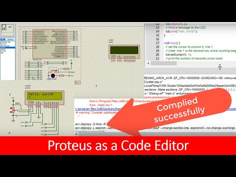 how to use Proteus as a code editor