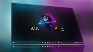 🔥КАК СДЕЛАТЬ КРАСИВЫЙ РАБОЧИЙ СТОЛ В WINDOWS 11 ?🔥