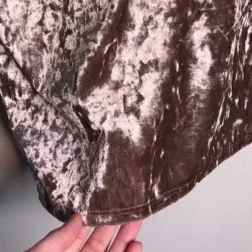 Crushed Velvet Top • Medium • Color