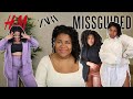 OMG These FITS! *HUGE* MISSGUIDED, ZARA H&amp;M, PRIMARK PLUS SIZE Collective TRY-ON HAUL |  Minerva Joy