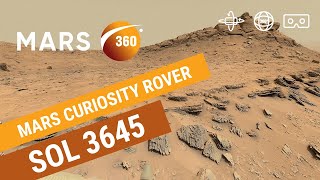 Mars 360: NASA's Mars Curiosity Rover - Sol 3645 (360video 8K)