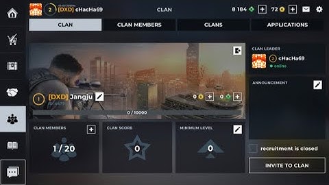 How To Create Clan in Awp Mode