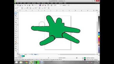 Corel Draw X6 Tutorials in Urdu Hindi part 7 smudge brush tool 1