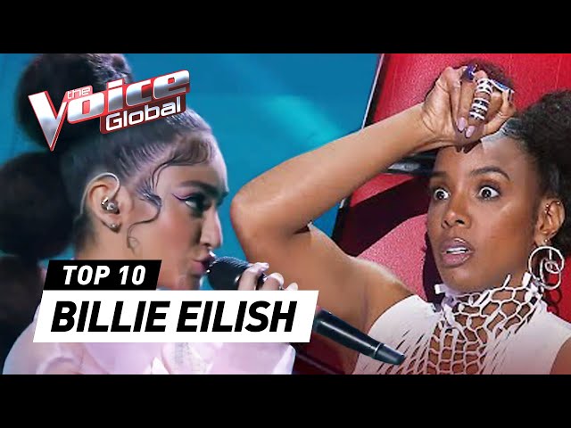 Best BILLIE EILISH covers EVER in The Voice class=