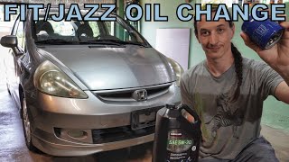 Honda Fit Oil Change - Any Year (Honda Jazz)