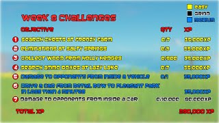 Fortnite Chapter 2 Season 3 Week 8 Challenges Guide with cars 13.40 update