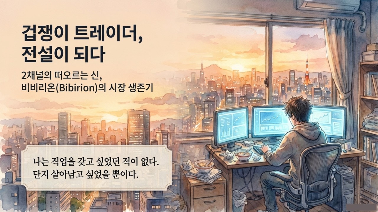 [Bibirion] BNF, CIS도 인정한 일본의 주식 천재: '겁쟁이 전략'으로 2개월 만에 3배 수익 낸 비비리온의 정체 | 공포를 무기로 ᄌ