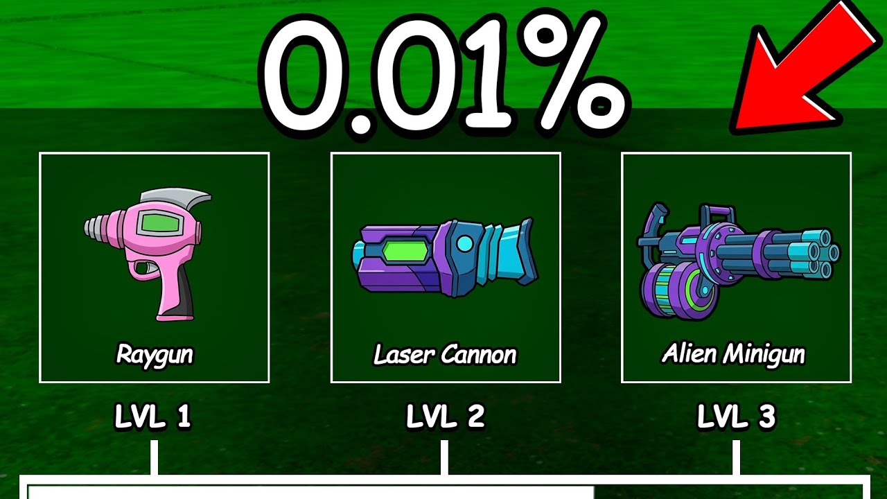 I Upgraded EVERY ALIEN Weapon in 99 Nights in the Forest!