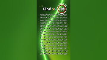Eye Test Challenge: Can You Find the 109? #quizmeplztv #quiztime #quiz