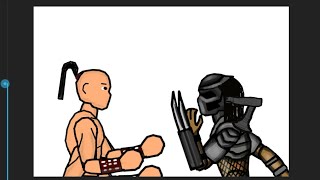 Goro VS Predator (Drawing cartoons 2)