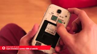 Samsung - Cum sa introduci cartela SIM si bateria