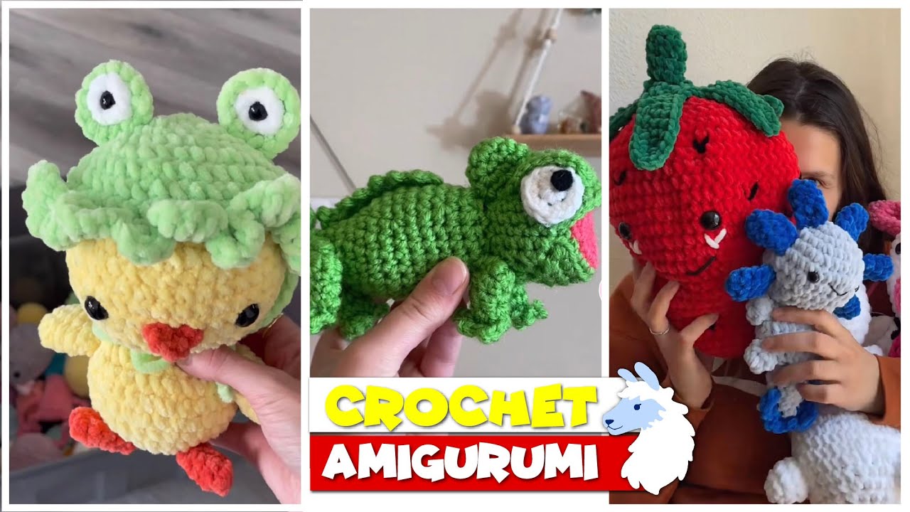 Crochet Amigurumi Plushie Ideas - TikTok Compilation 293 | @blu_llama ...