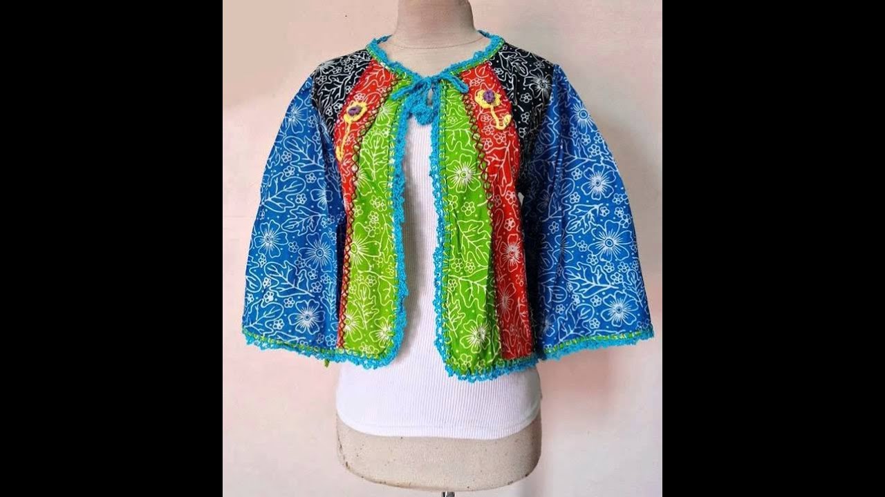  CARDIGAN  RAJUT BATIK  SOLO  CANTIK LOVY 02 MODEL BAJU BATIK  