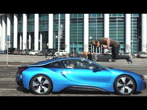 Сальто Через BMW i8. Константин Хабенский. Саркисов и Юркис