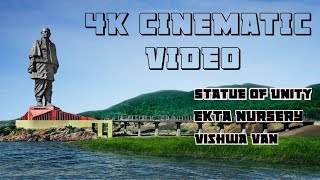 Statue Of Unity / Ekta Nursery / Vishwa Van- 4K Cinematic relaxing video screenshot 3