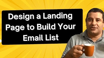 How to Design an Email List Landing Page - How to Design an opt-in form in WordPress - 2025 updated