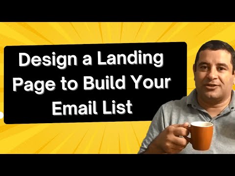 How to Design an Email List Landing Page - How to Design an opt-in form in WordPress - 2025 updated