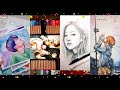 People painting and drawing kpop idols on tik tok bts blackpink exo straykids nct